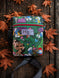 Smurf Smokers Village Crossbody Bag – 420-Inspired Boxy Style with Custom Print | IV Bags & Things