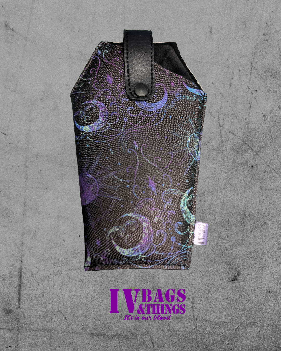 The Shade Slayer – Coffin-Shaped Sunglass Holder (Customizable Fabric)