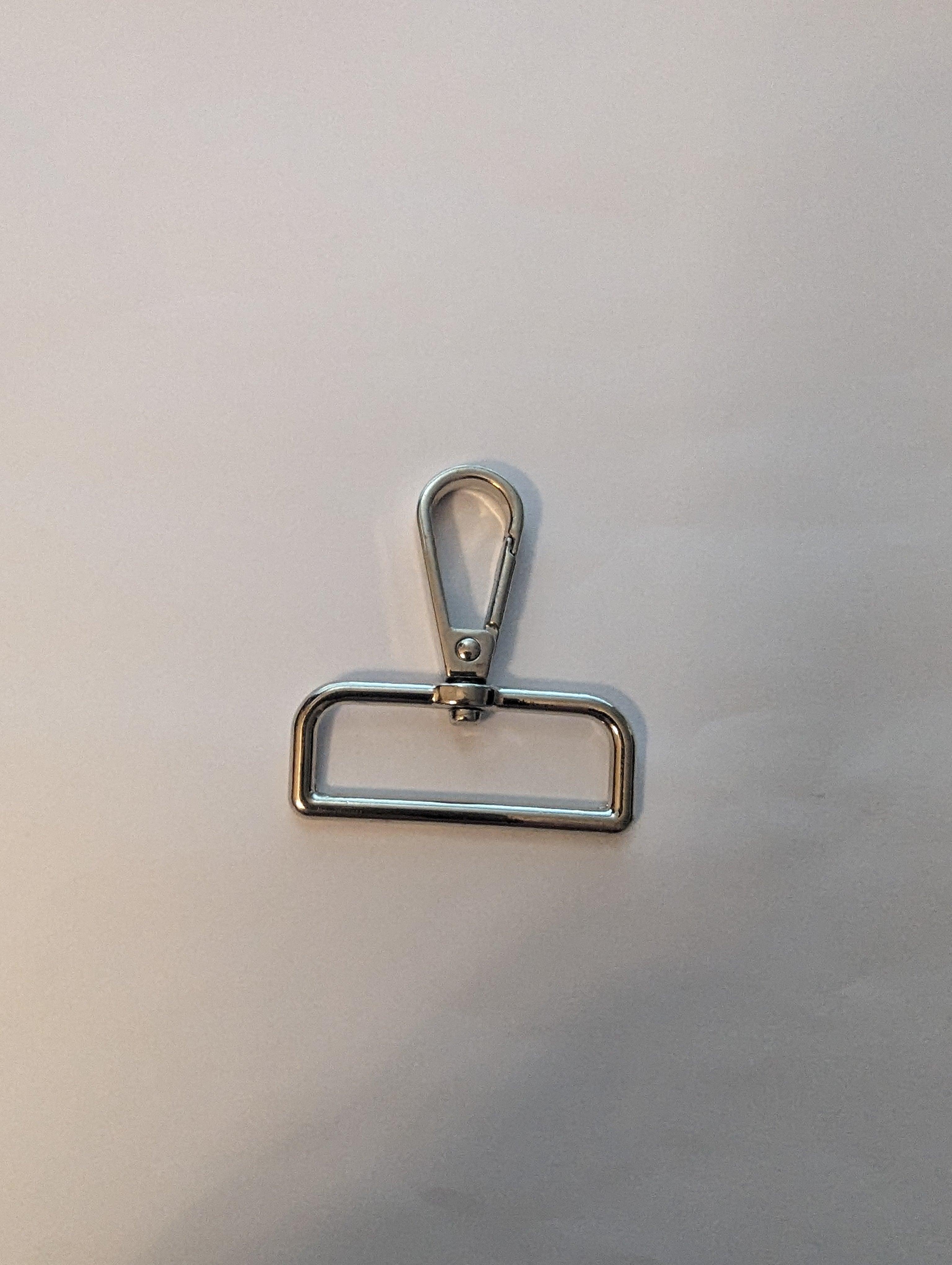 1 1/2" Silver Square Bottom Tri-Glide Slider - IV BAGS & THINGS