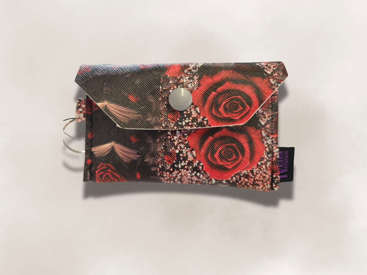 Skull & Roses Card Wallet