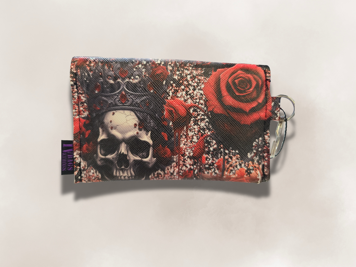 Skull & Roses Card Wallet