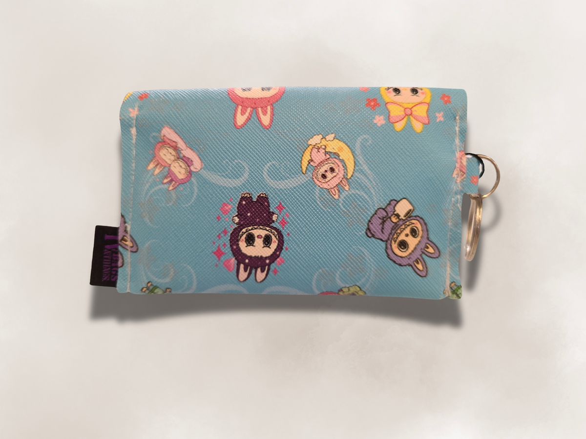 Cute Monster Print Card Wallet