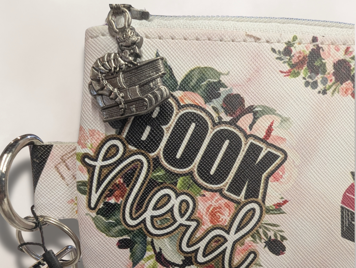 Book Nerd Print Wristlet