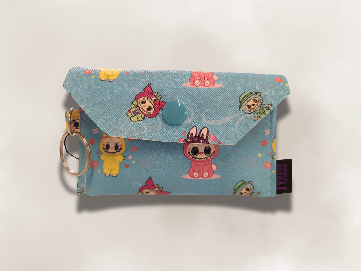 Cute Monster Print Card Wallet