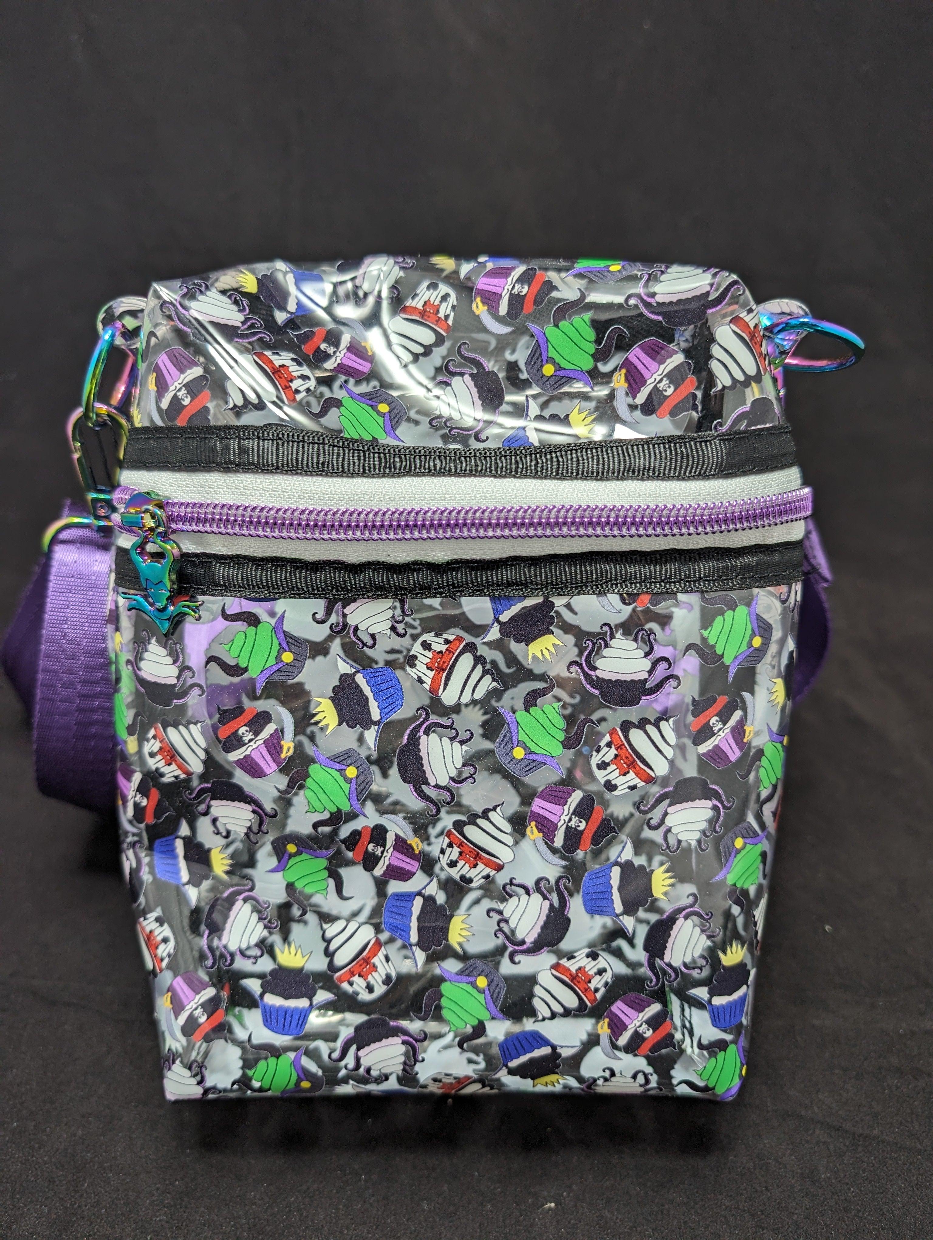 Clear Vinyl Villians Cupcake Boxy Crossbody - IV BAGS & THINGS