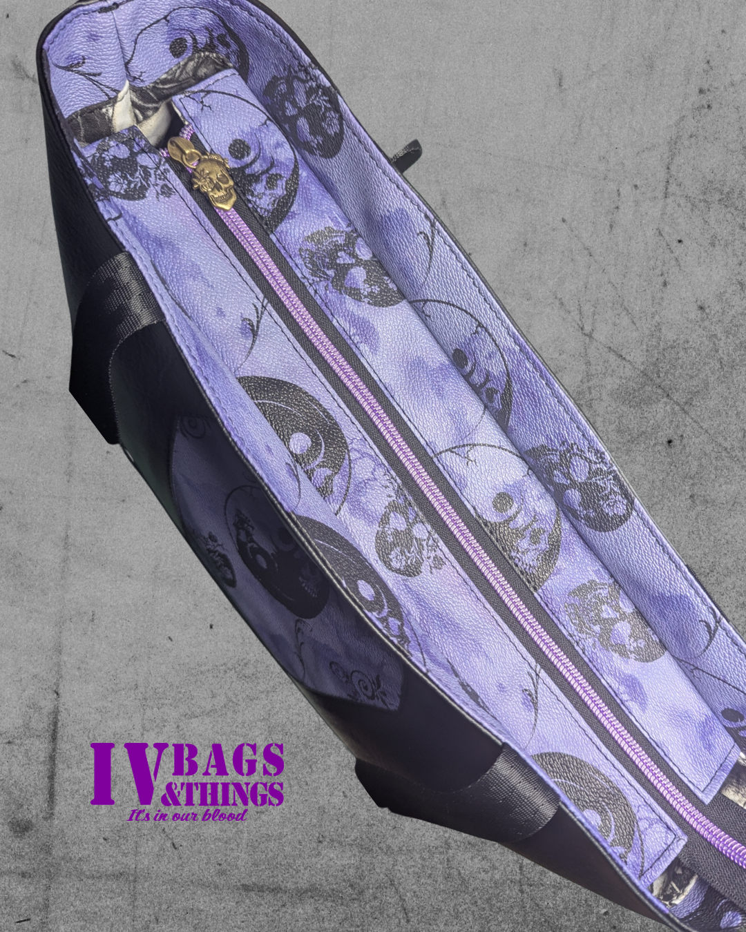 Coffin Sppoky Stitch Tote