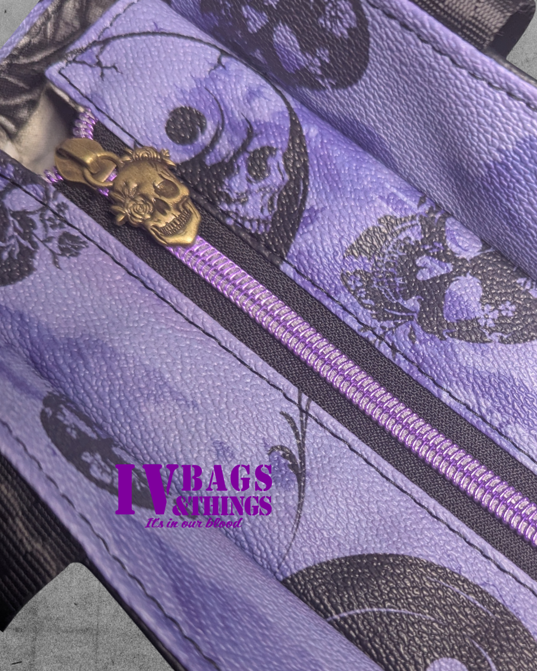 Coffin Sppoky Stitch Tote