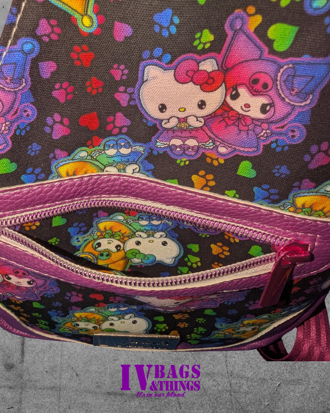 Pride Kitties Wayfarer Convertible Sling Backpack