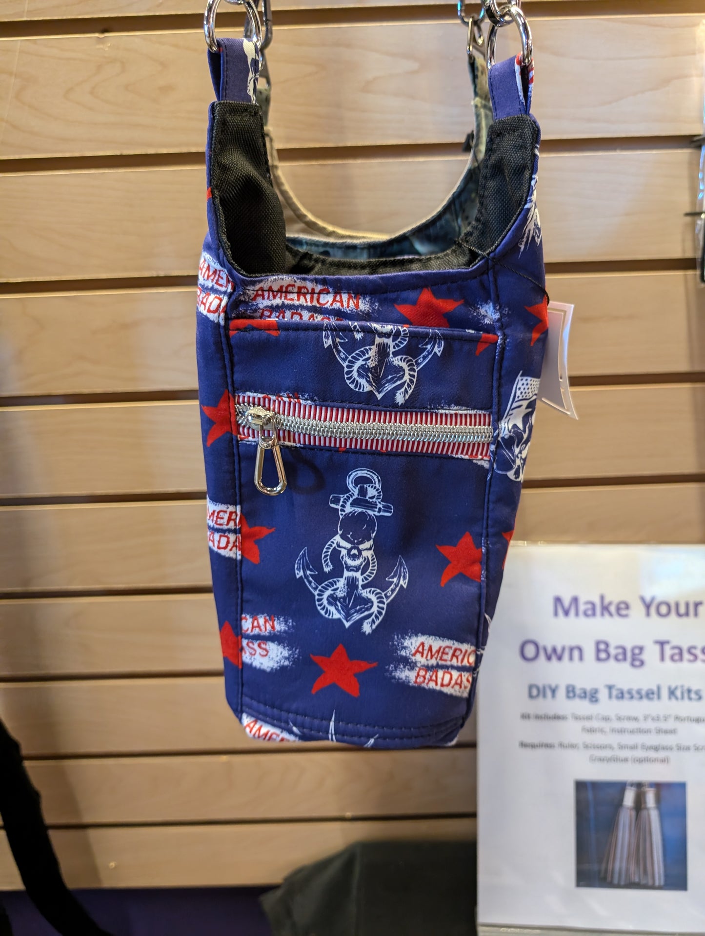 Water Bottle Holder – Custom Handmade by IV BAGS & THINGS | Exclusive Fabrics
