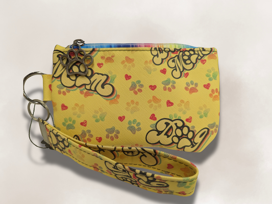 Puppy Paw Print Wristlet