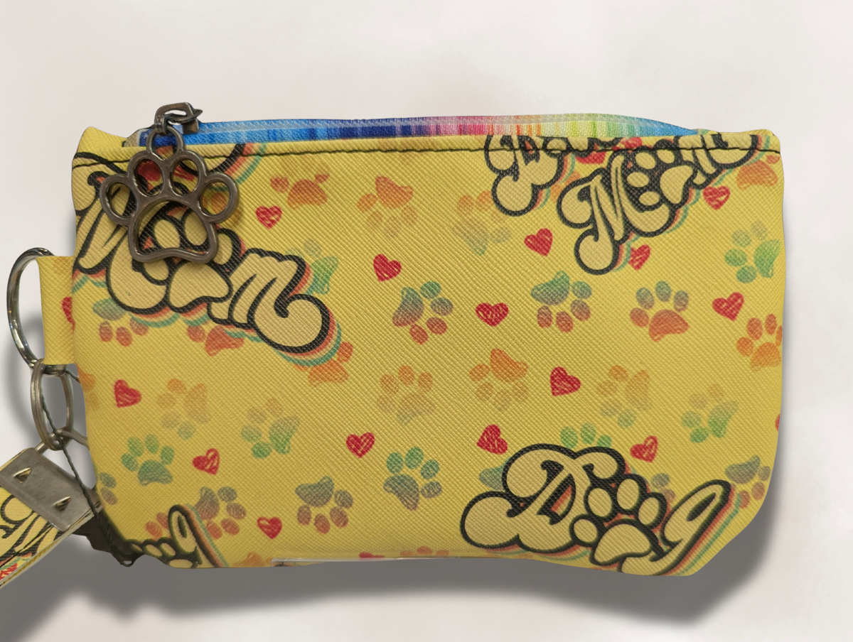 Puppy Paw Print Wristlet