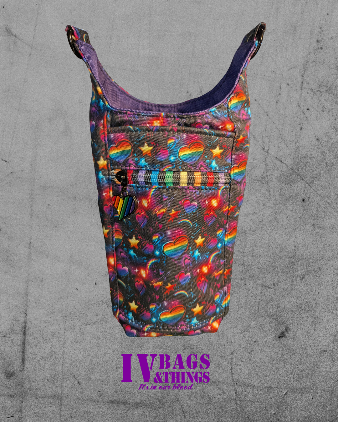 Water Bottle Holder – Custom Handmade by IV BAGS & THINGS | Exclusive Fabrics