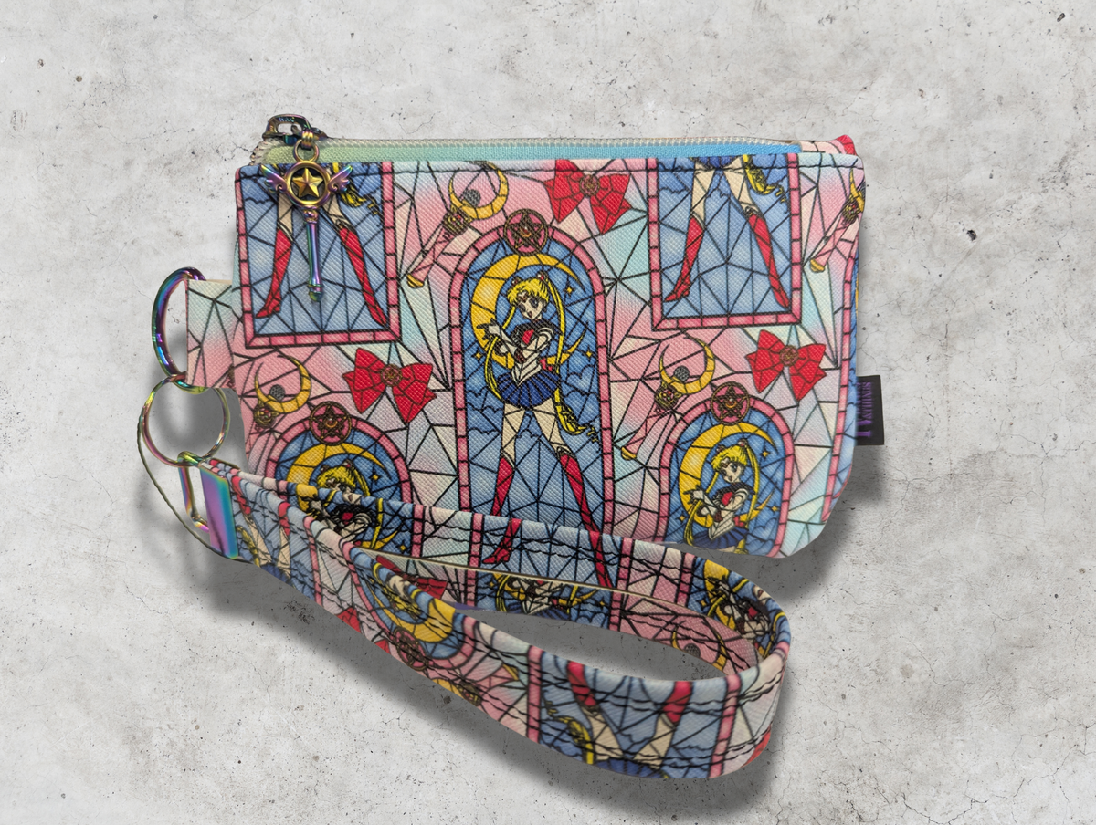 Magical Girl Anime Inspired Print Wristlet