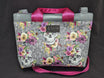 Skull & Roses Pink and Gray Purse - IV BAGS & THINGS