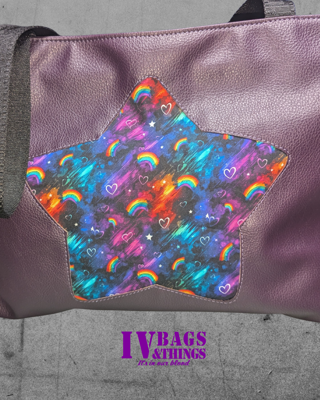 Pride Rainbow Star Spooky Stitch Tote