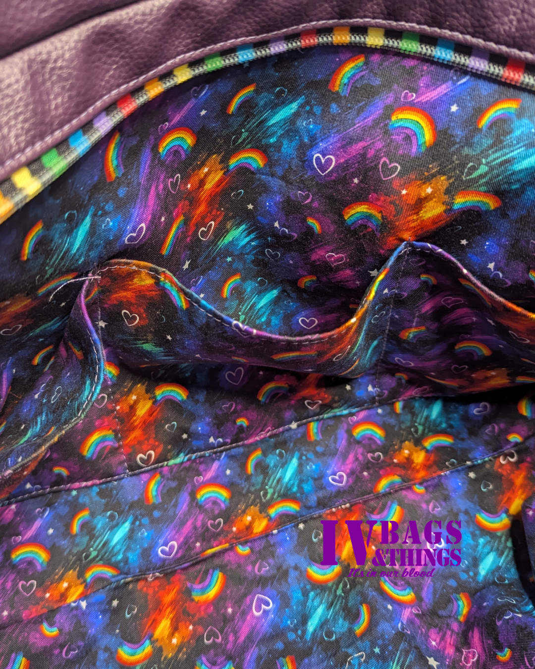 Pride Rainbow Star Spooky Stitch Tote