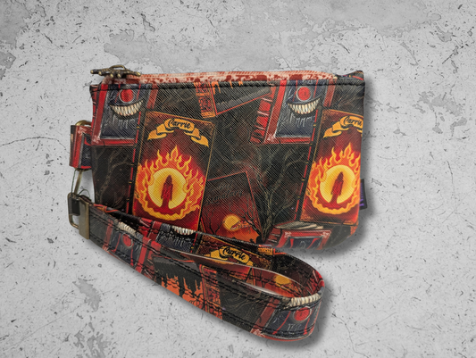 Horror Book Inspired Print Wristlet