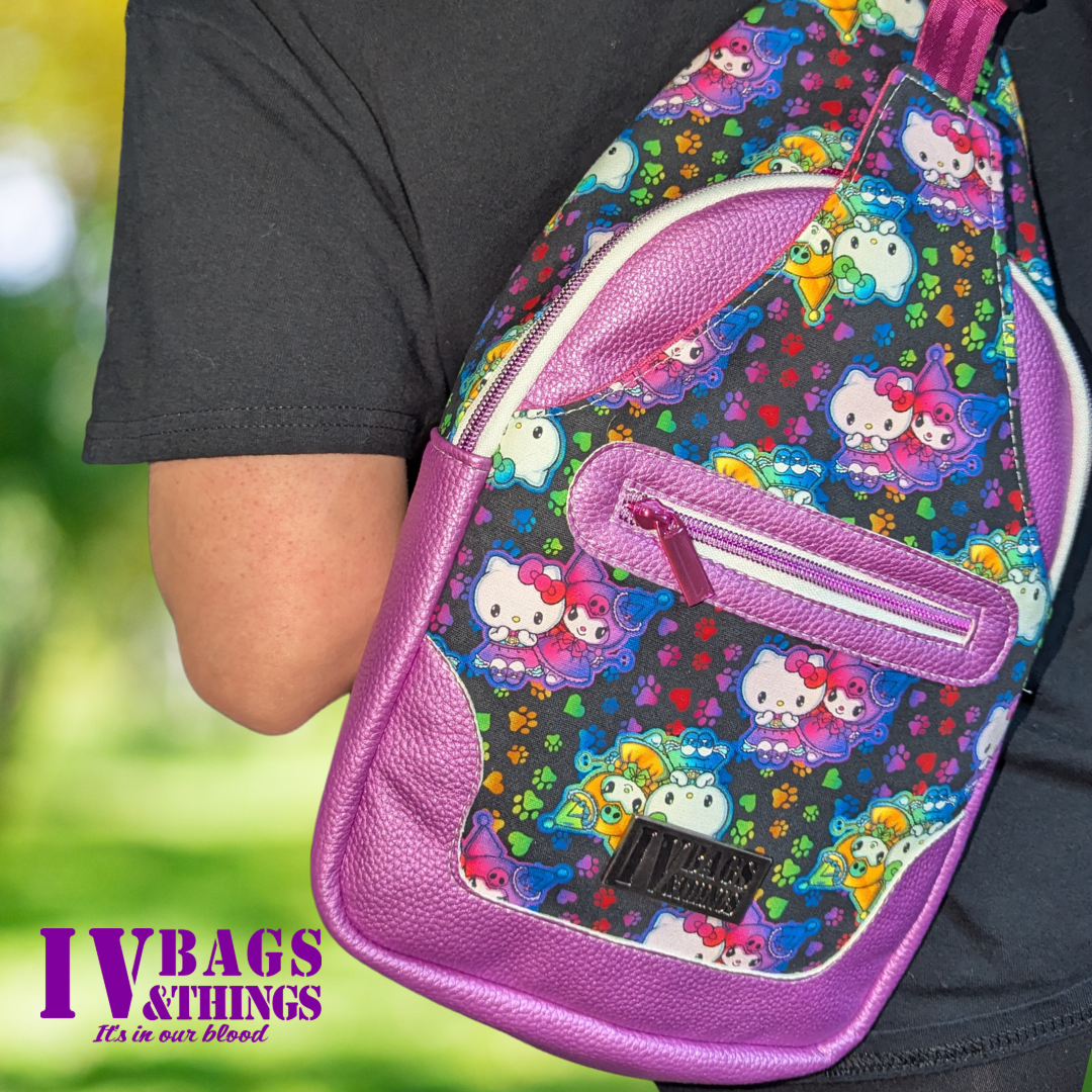 Pride Kitties Wayfarer Convertible Sling Backpack