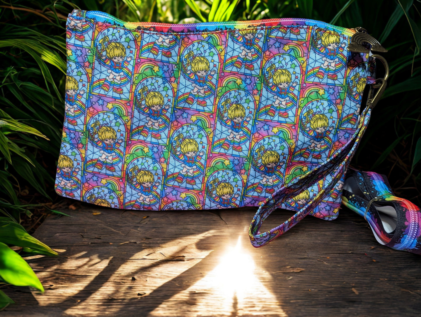 Loud an Proud Zipper Pouch – Handmade Multicolor Wristlet | IV Bags & Things