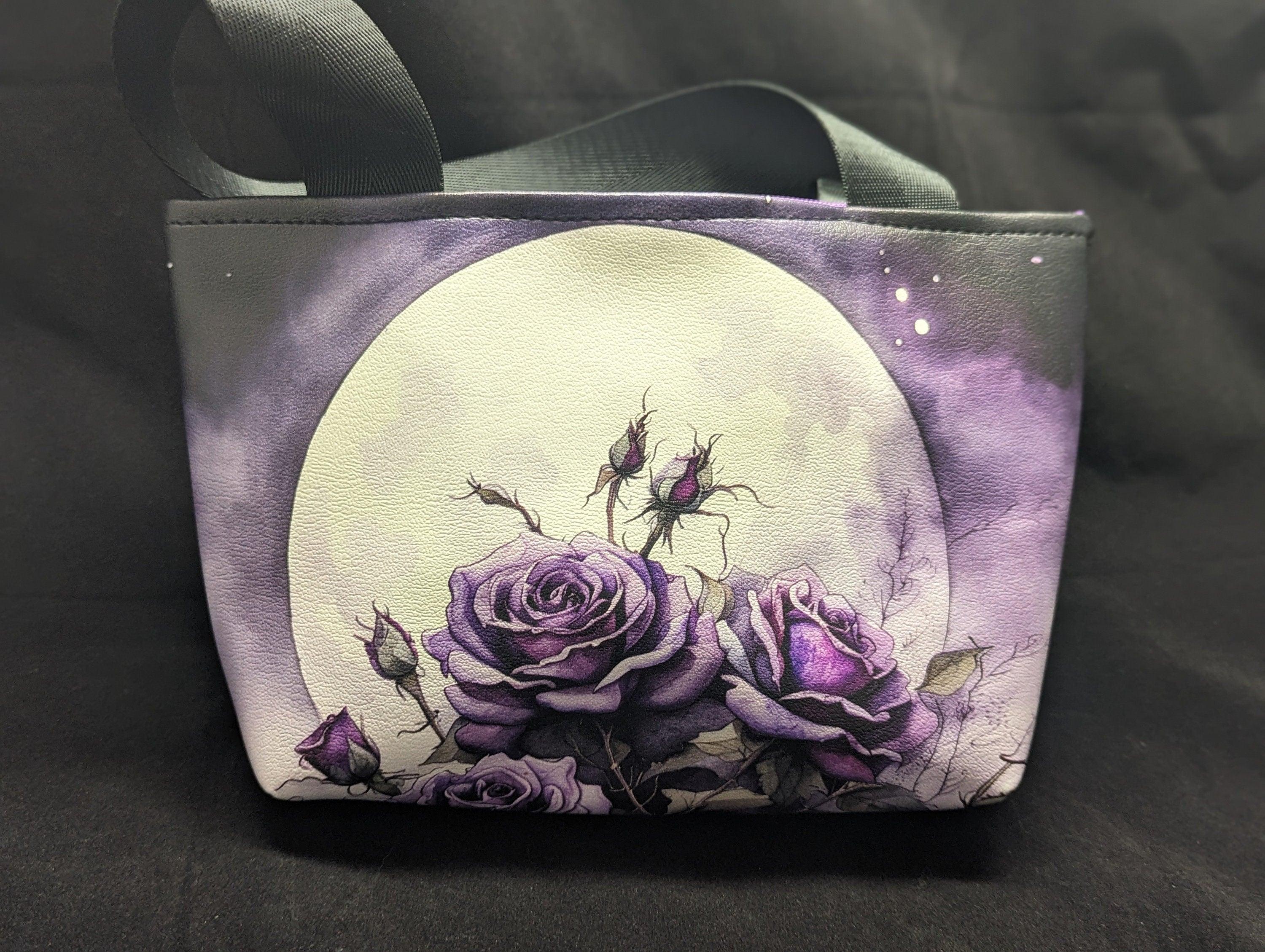 Purple Roses Mini tote - IV BAGS & THINGS